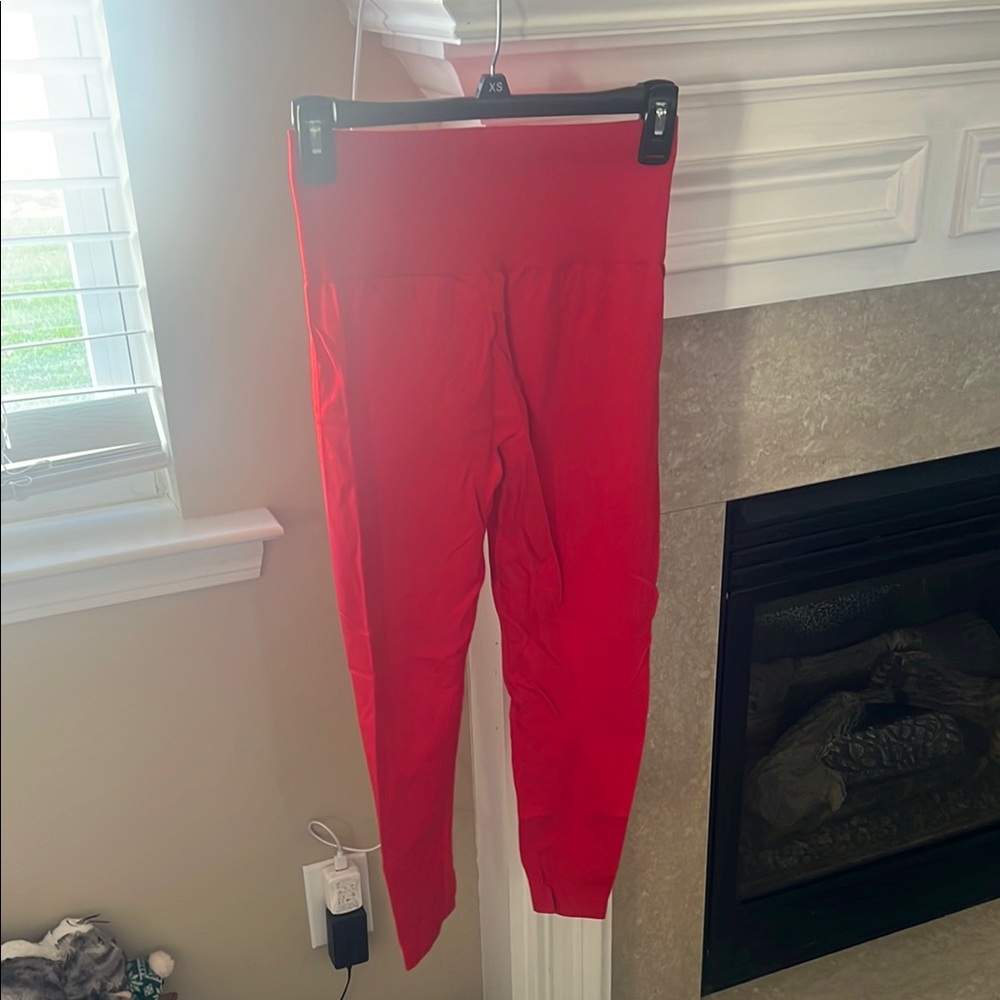 Red Leggings size medium